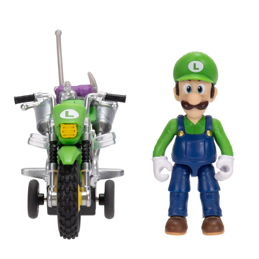 Figura de Mario y Luigi  Vehículo de la película Super Mario Galaxy  Surtido de Super Mario Bros.