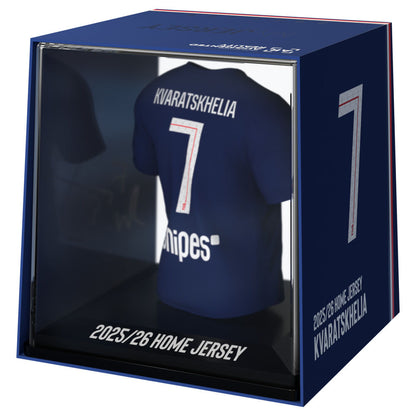 Mini figurine Kvaratskhelia maillot PSG