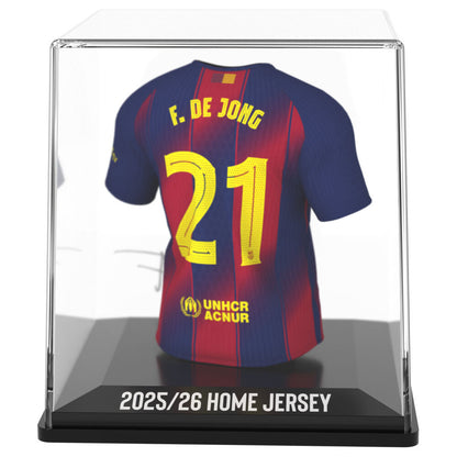 Frenkie de Jong FC Barcelone Mini chemise figurine