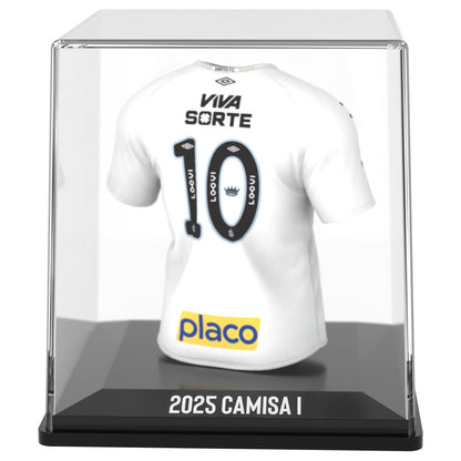 Mini statuetta di Neymar Santos con maglietta