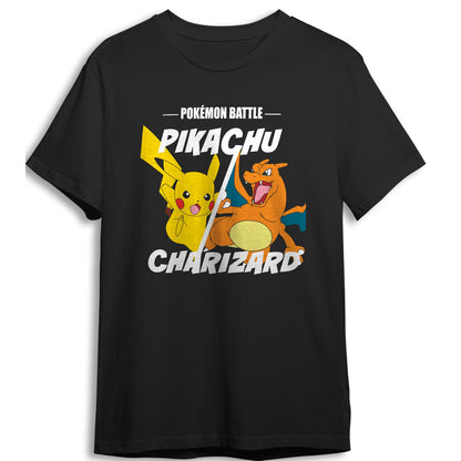 pikachu vs charizard pokemon children's t shirt