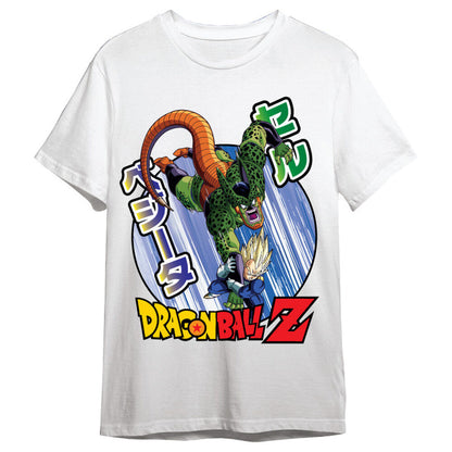 vegeta & cell dragon ball z adult t shirt