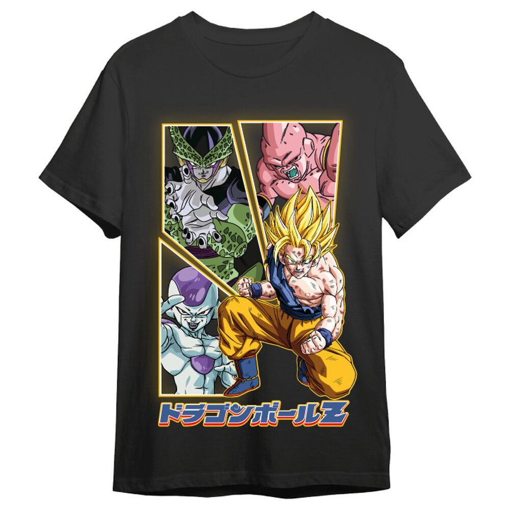 villains & goku dragon ball z adult t shirt