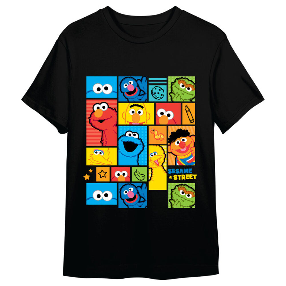 sesame street characters t shirt for adults