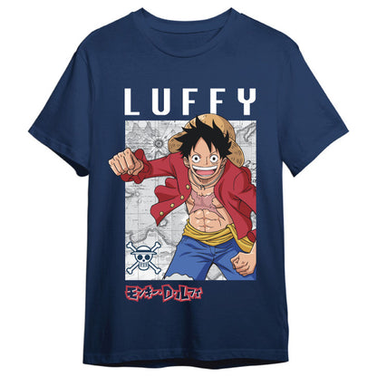 Monkey D. Luffy Map One Piece adult t-shirt
