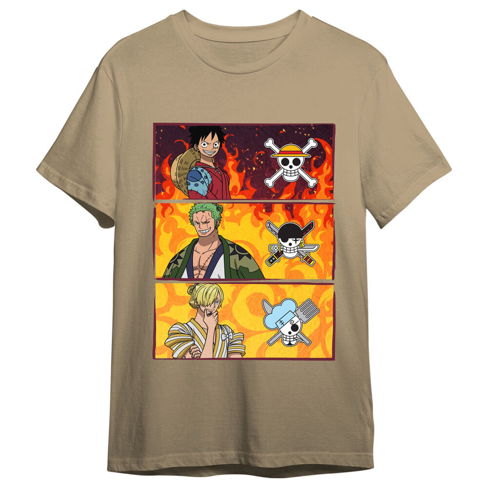Monkey D. Luffy, Roronoa Zoro & Sanji One Piece adult T-shirt
