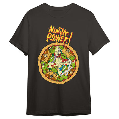 teenage mutant ninja turtles pizza t shirt (adult)
