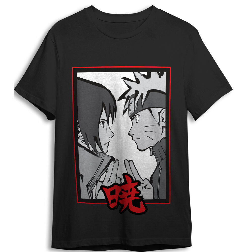 face to face naruto shippuden adult t shirt