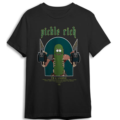 pickle rick & morty adult t shirt