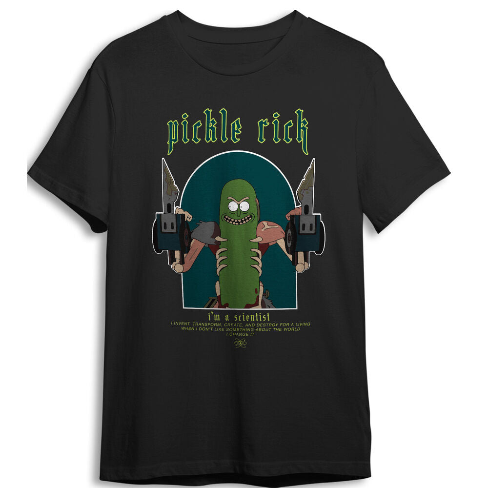 pickle rick & morty adult t shirt