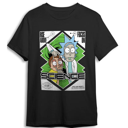 science rick & morty adult t shirt