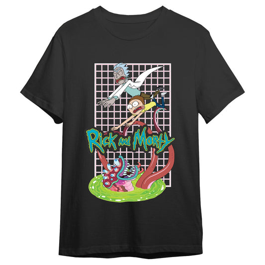 adult rick & morty monster t shirt