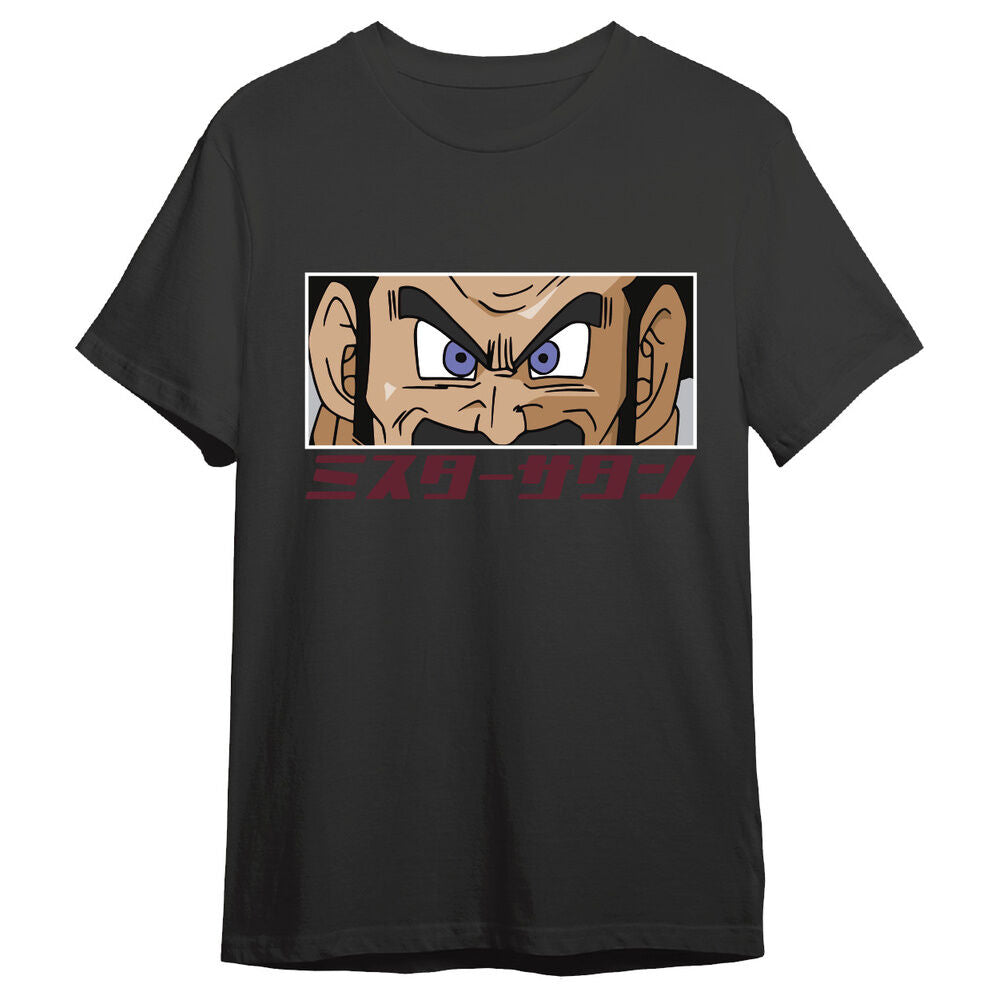 mr satan eyes dragon ball z adult t shirt