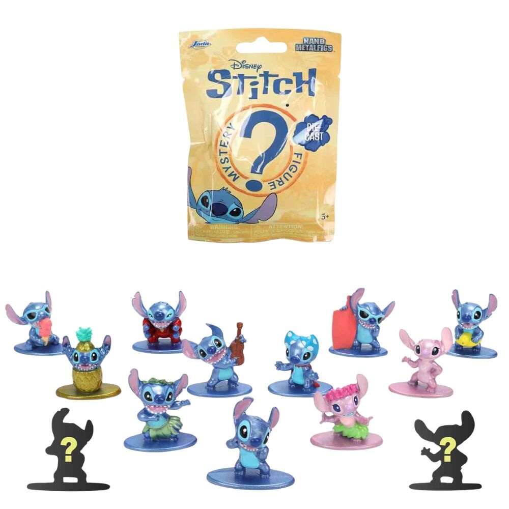 Figura surpresa do Stitch da Disney 4 cm sortida.