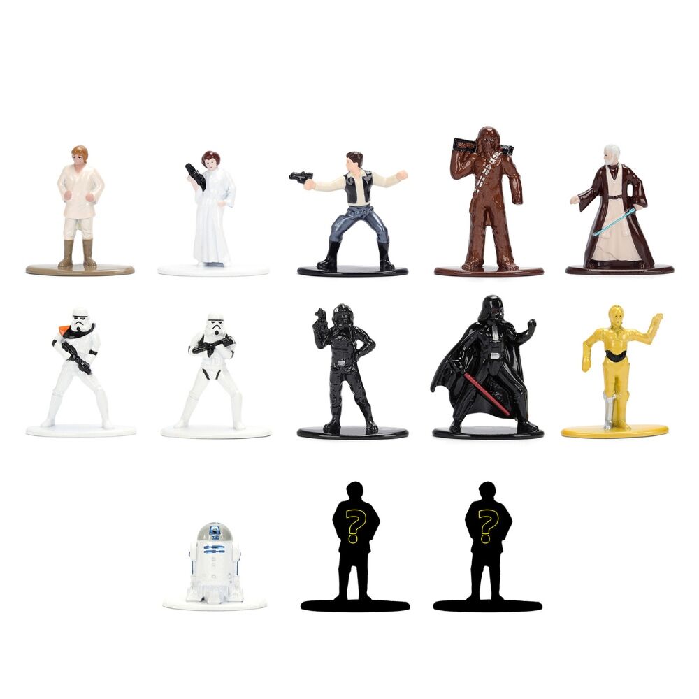 Figurka niespodzianka od Metalfigs Star Wars 4cm różne kolory