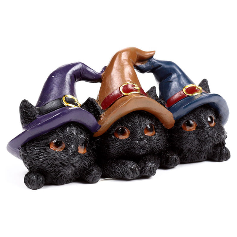 black cat witch figure