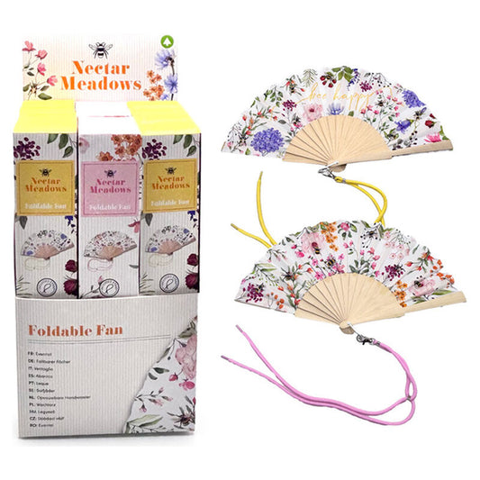 assorted bees and nectar fan