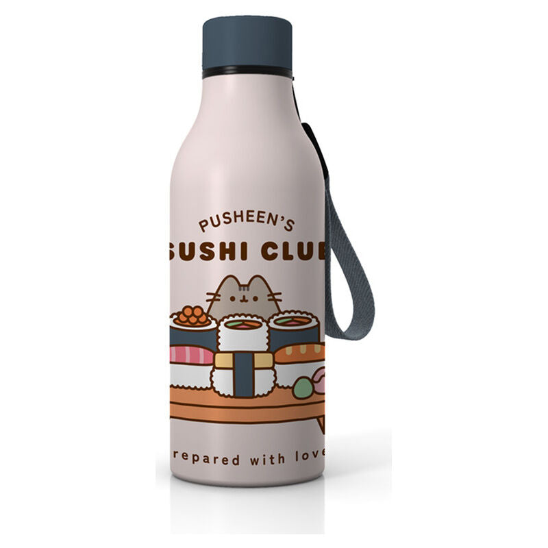 pusheen cat sushi club 500ml thermal bottle