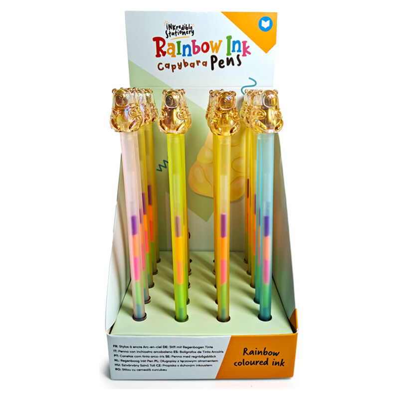 rainbow capybara pen assortment