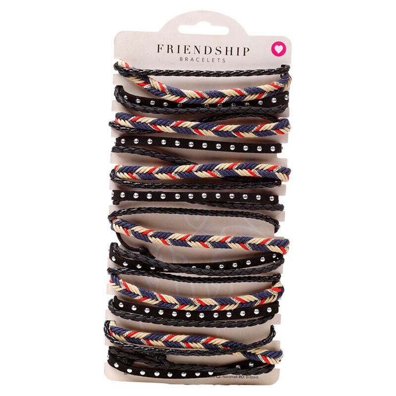 boho braided and woven bracelet assorted