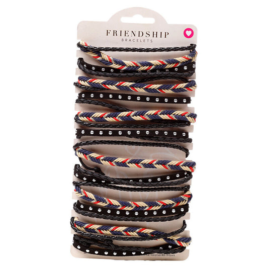 boho braided and woven bracelet assorted