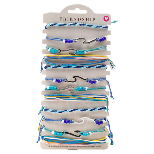 boho bracelet  blue waves  assorted