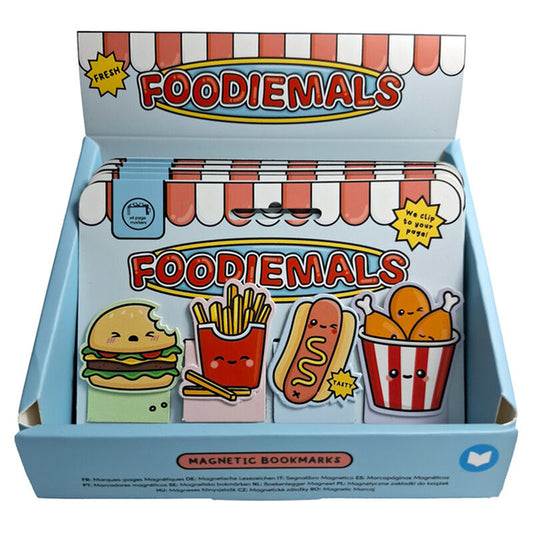 fast food bookmark set foodiemals