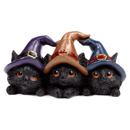 Figura della strega gatto nero