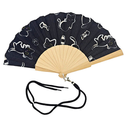 Assorted Black Cat Fan