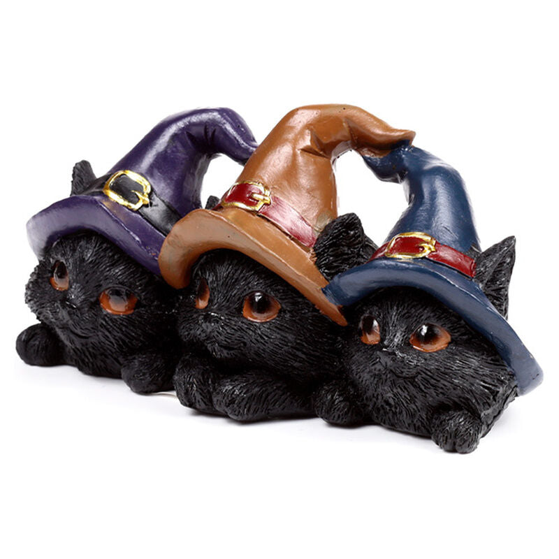 Figura della strega gatto nero