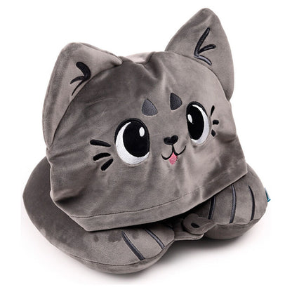 Hoodeazzz Cats Beans & Co Hooded Travel Pillow