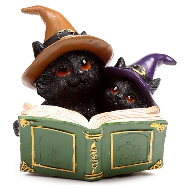 Black Cat Witch Figures Assorted