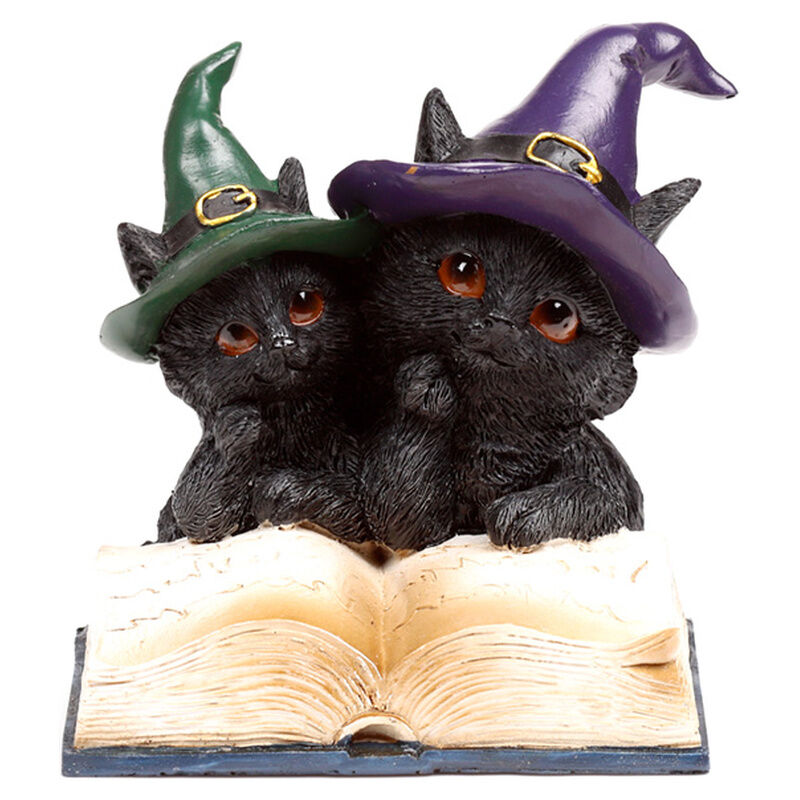 Black Cat Witch Figures Assorted