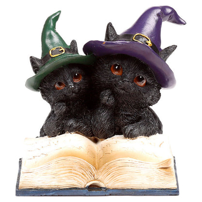 Black Cat Witch Figures Assorted