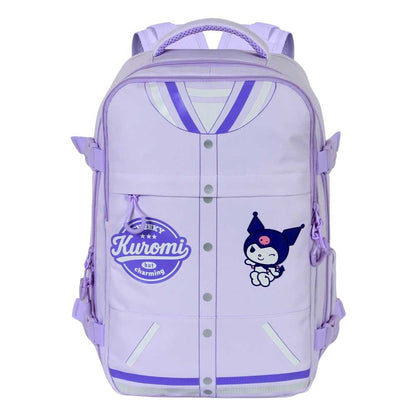 Mochila universitária Kuromi Hello Kitty e Amigos 40cm