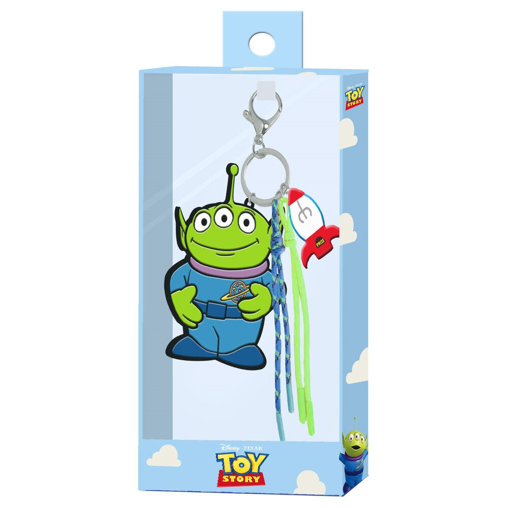 alien toy story disney pixar charm keychain