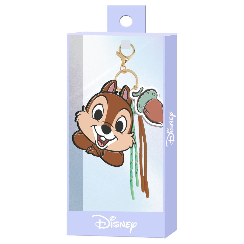 chip and chop disney charm keychain