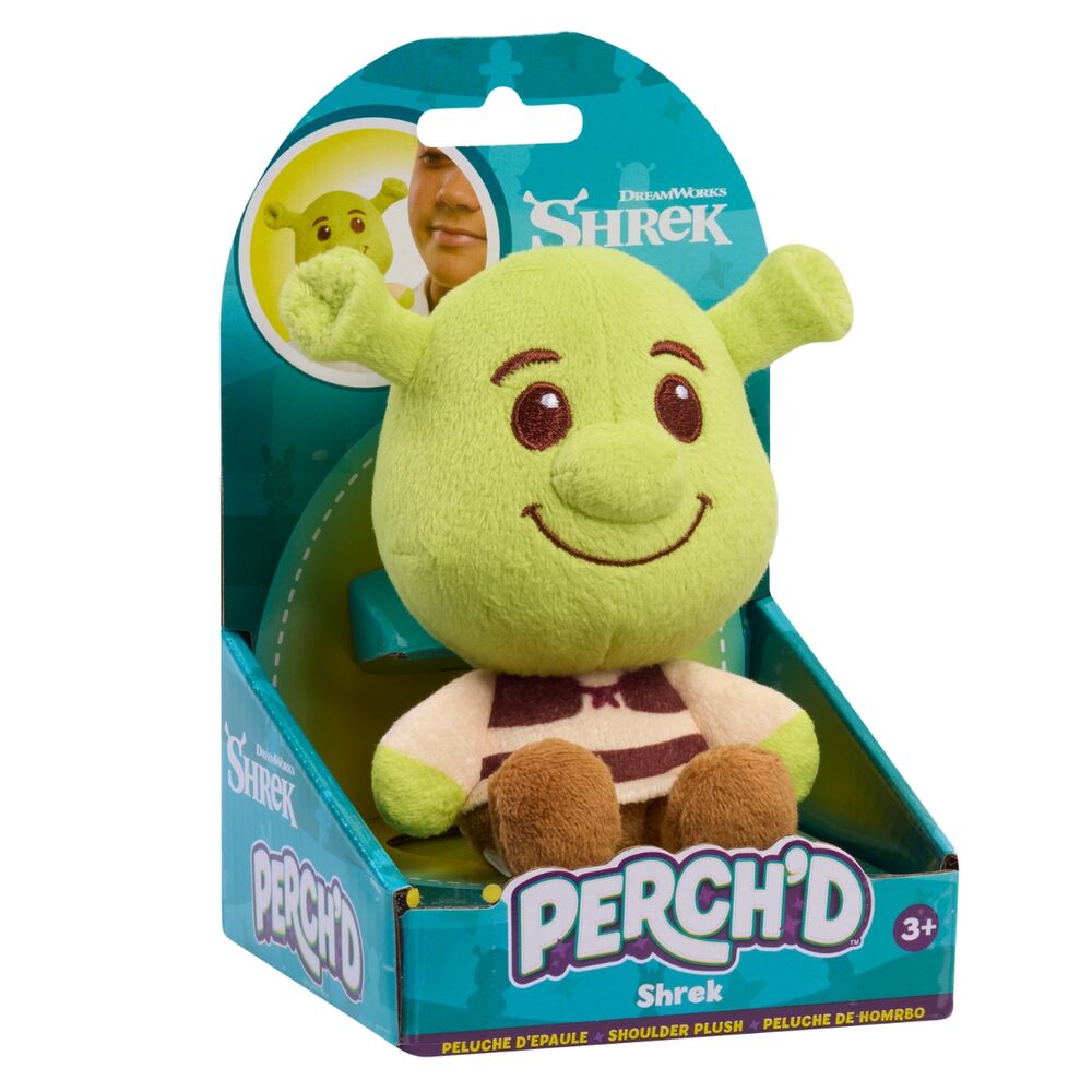 Pelúcia de ombro do Shrek e do Burro Shrek 9 cm sortida