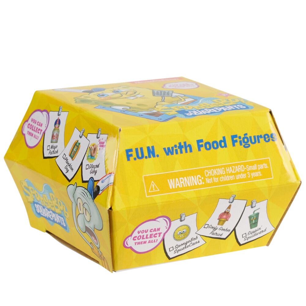 Überraschungsfigur F U N Food Schwammkopf SpongeBob Sortiment