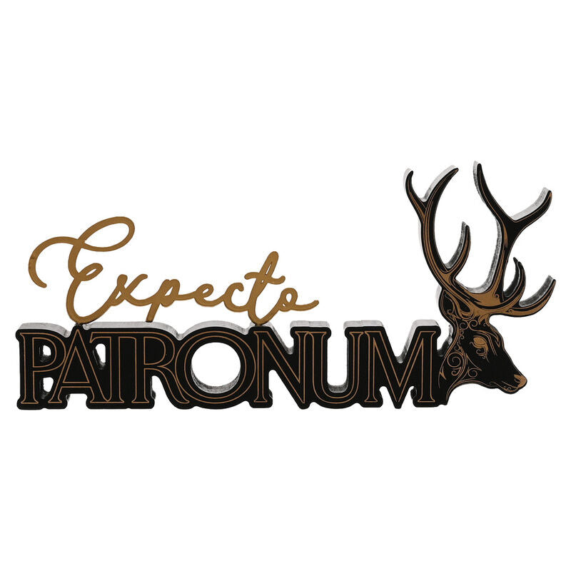wooden sign patronum harry potter
