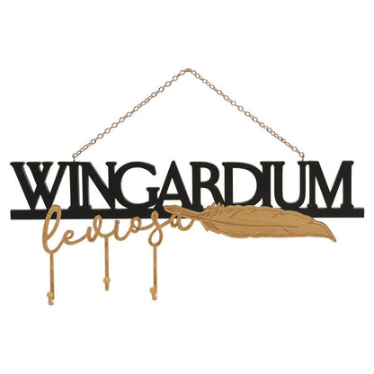 wingardium harry potter wooden sign