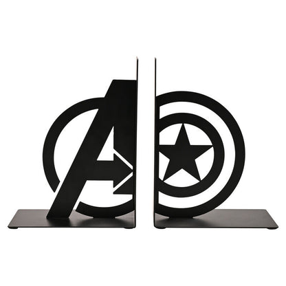 captain america avengers marvel metal bookends