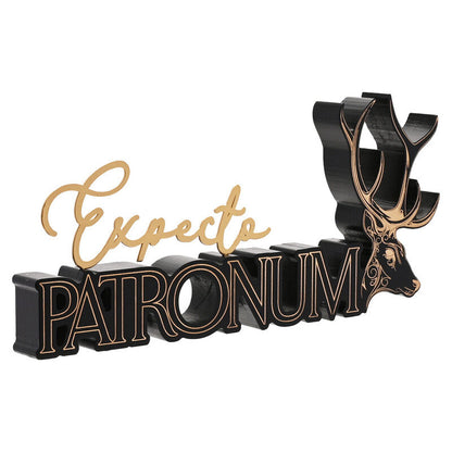 Drewniany znak Patronum Harry Potter