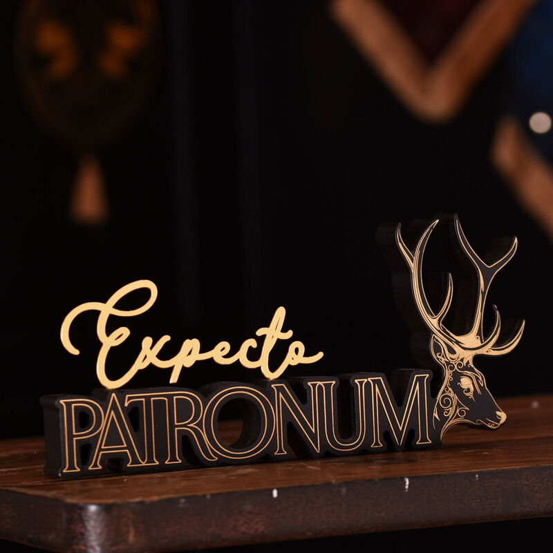 Drewniany znak Patronum Harry Potter