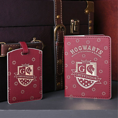 Harry Potter Gryffindor Passhülle + Gepäckanhänger