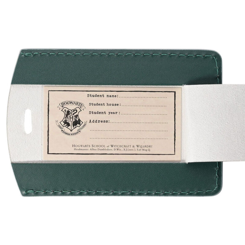 Slytherin Harry Potter Passhülle + Gepäckanhänger