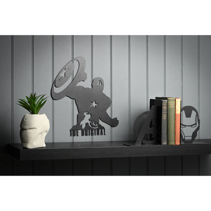 Plaque murale Captain America Avengers Marvel