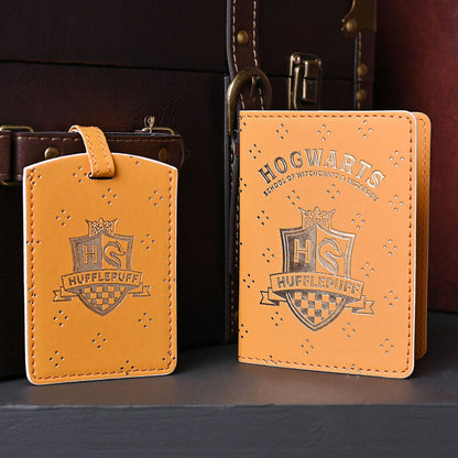 Hufflepuff Harry Potter passport holder + luggage tag