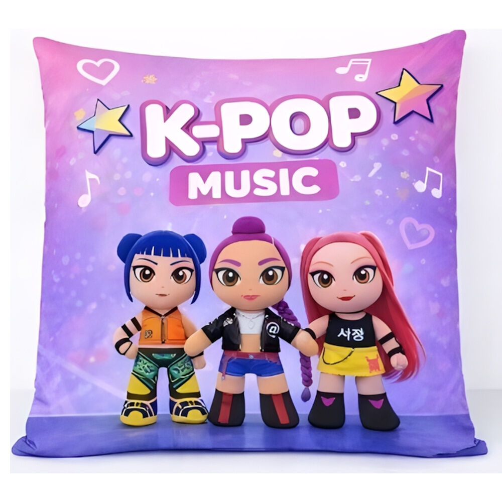 kpop demon hunters cushion 40cm