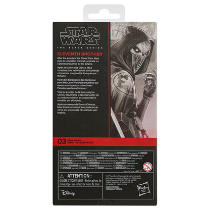 Figura do Décimo Primeiro Irmão Maul Lorde das Sombras Star Wars 15cm